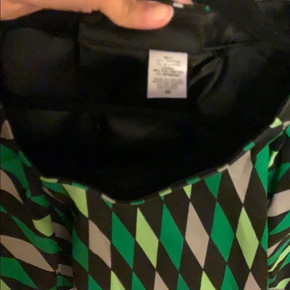 Gloria Green House Harlequin with Removable Peplum - Picture 6 of 10